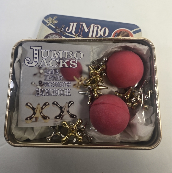 NEW Vtg Jumbo Jacks Game Set Channel Craft Made In USA Hanbook Sealed Game - Picture 2 of 5